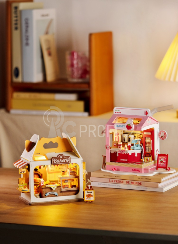 RoboTime miniatura domečku Mléčný bar Strawberry