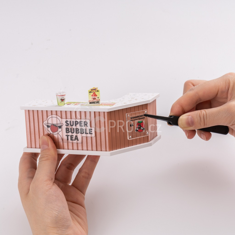 RoboTime miniatura domečku Prodejna Bubble tea Double joy