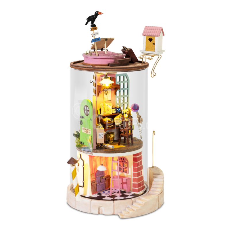 RoboTime miniatura domečku Skleněná podzemní skrýš