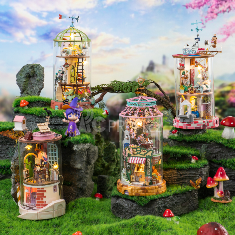 RoboTime miniatura domečku Skleněná podzemní skrýš