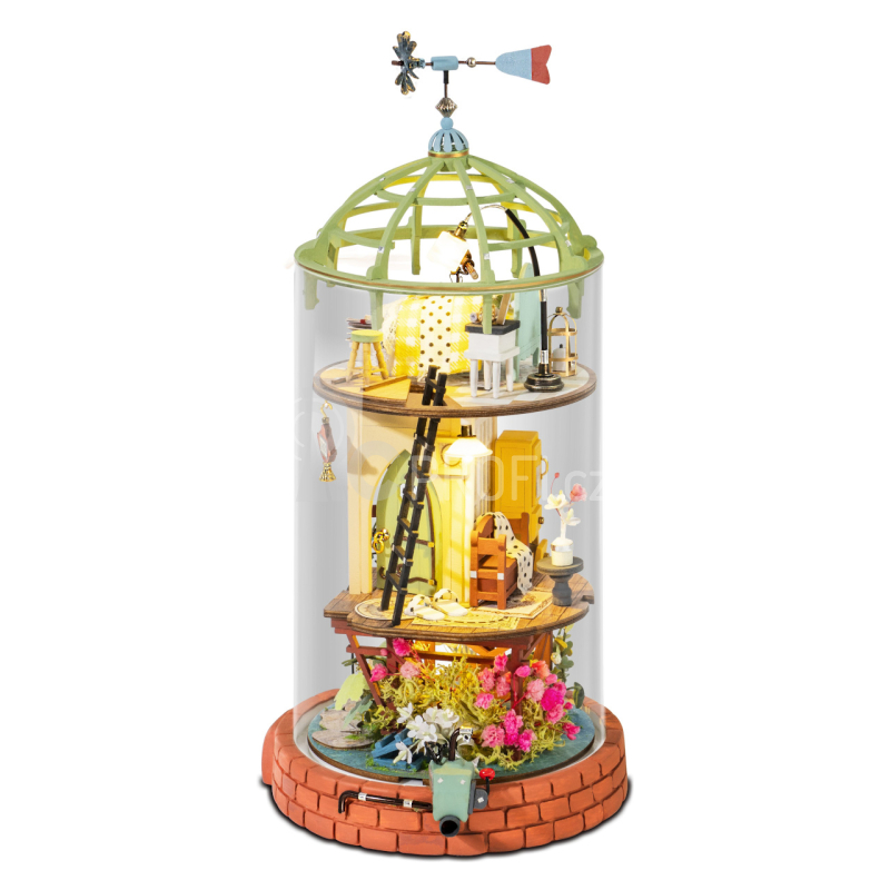 RoboTime miniatura domečku Skleněná věž malé čarodějky