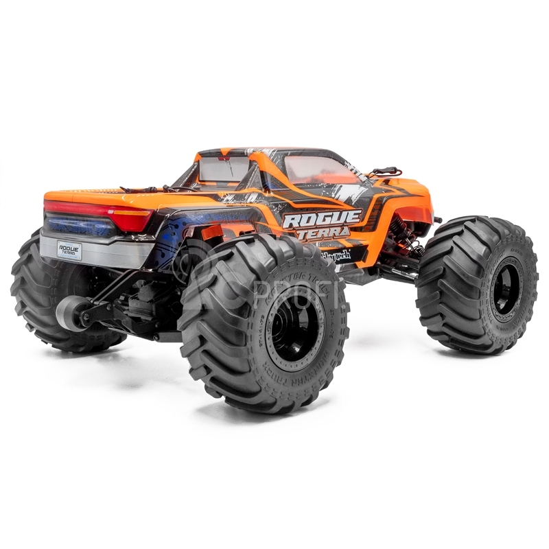 ROGUE TERRA RTR Brushed/stejnosměrný motor Monster Truck 4WD, oranžová verze