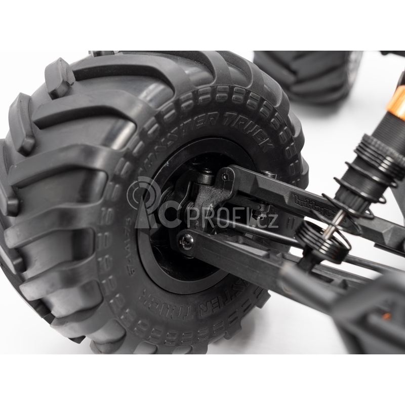 ROGUE TERRA RTR Brushed/stejnosměrný motor Monster Truck 4WD, žlutá verze