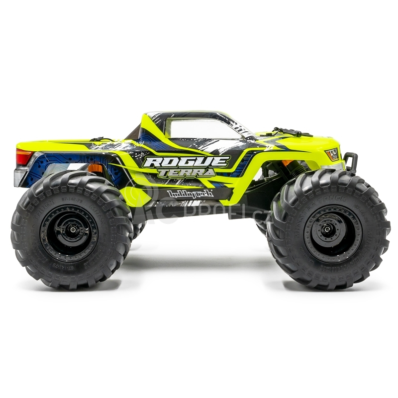 ROGUE TERRA RTR Brushed/stejnosměrný motor Monster Truck 4WD, žlutá verze