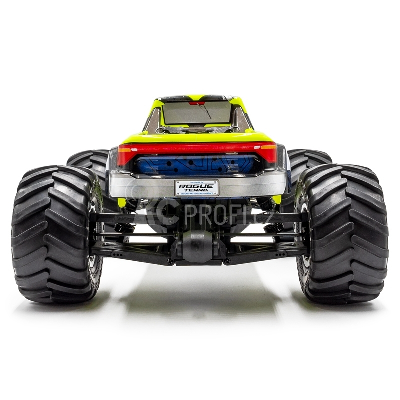 ROGUE TERRA RTR Brushed/stejnosměrný motor Monster Truck 4WD, žlutá verze