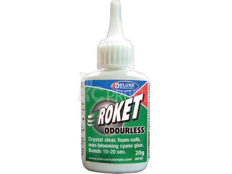 Roket Odourless vteřinové lepidlo foam-safe 20g