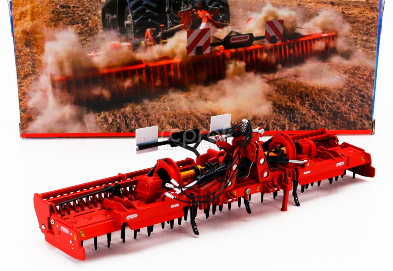 Ros-model Accessories Erpice Rotante Maschio Aquila Rapido 6000 1:32 Red