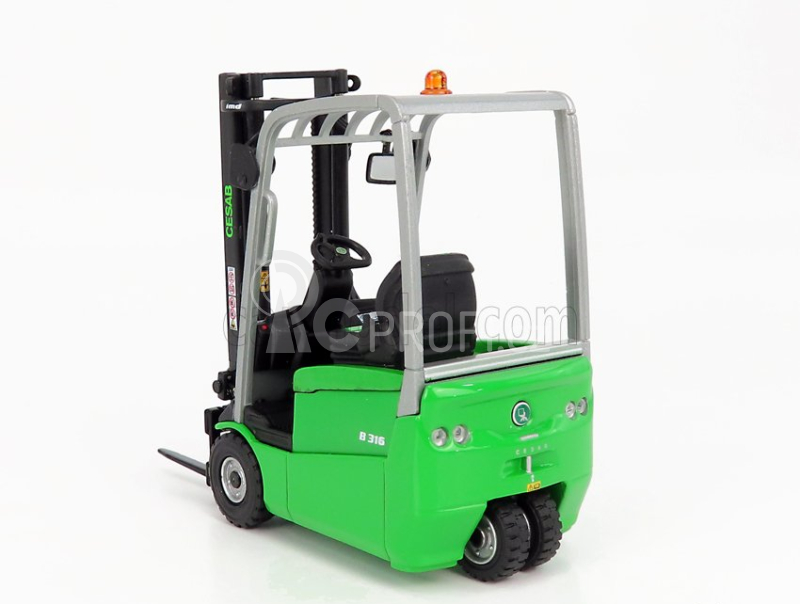 Ros-model Cesab B316 Carrello Elevatore Verticale - Vertical Order Picker 3 Wheels 1:23 Zelená Černá
