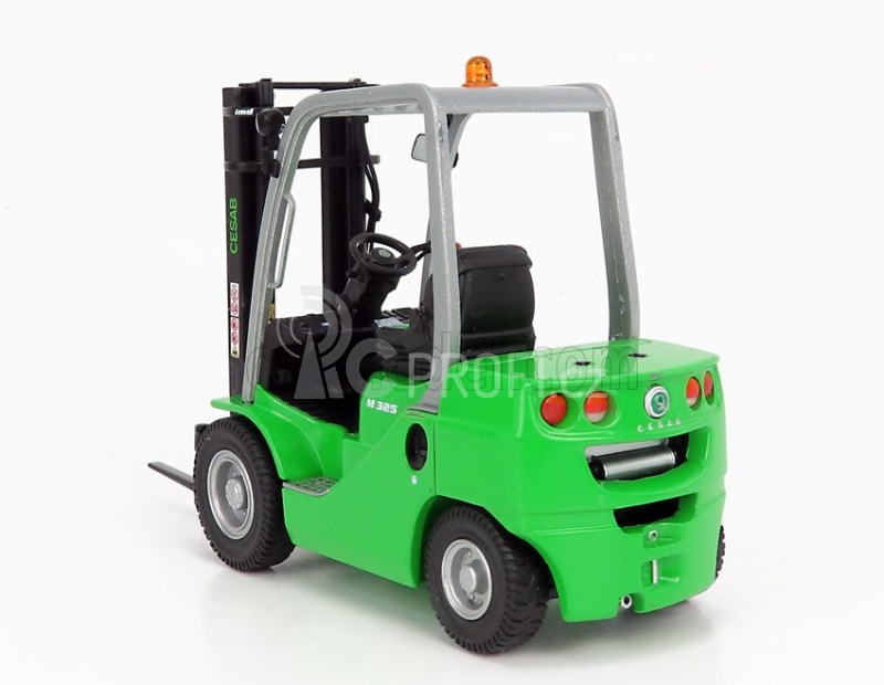 Ros-model Cesab M325 Carrello Elevatore Verticale - Vertical Order Picker 4 Wheels 1:23 Zelená Černá
