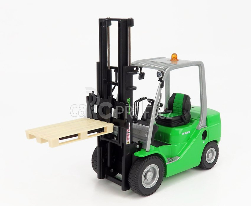 Ros-model Cesab M325 Carrello Elevatore Verticale - Vertical Order Picker 4 Wheels 1:23 Zelená Černá