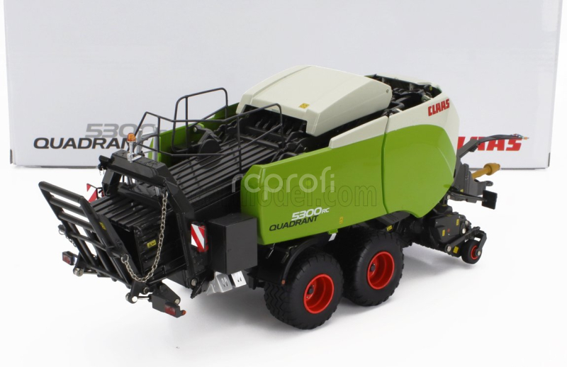 Ros-model Claas Quadrant 5300 Fc - Pressa Alta Densita' 2015 1:32 Zelená