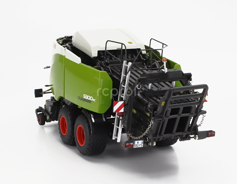 Ros-model Claas Quadrant 5300 Fc - Pressa Alta Densita' 2015 1:32 Zelená