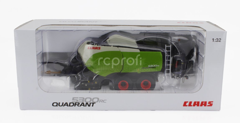 Ros-model Claas Quadrant 5300 Fc - Pressa Alta Densita' 2015 1:32 Zelená
