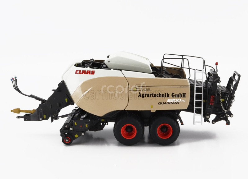 Ros-model Claas Quadrant 5300 Stotz Design - Pressa Alta Densita' 2015 1:32 Šedá Béžová Černá
