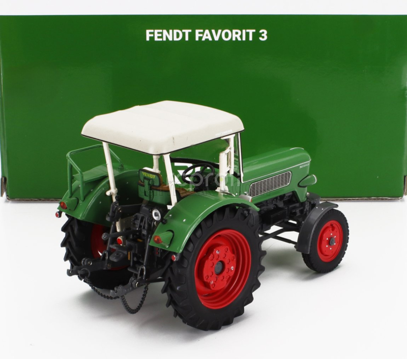 Ros-model Fendt Favorit 3 2wd Tractor 1964 1:32 Zelená Červená