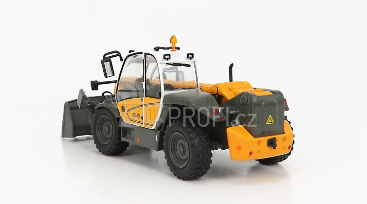 Ros-model Liebherr Telehandelr Tl435-13 Ruspa Gommata - Tractor Scraper 1:50 Žlutá Šedá