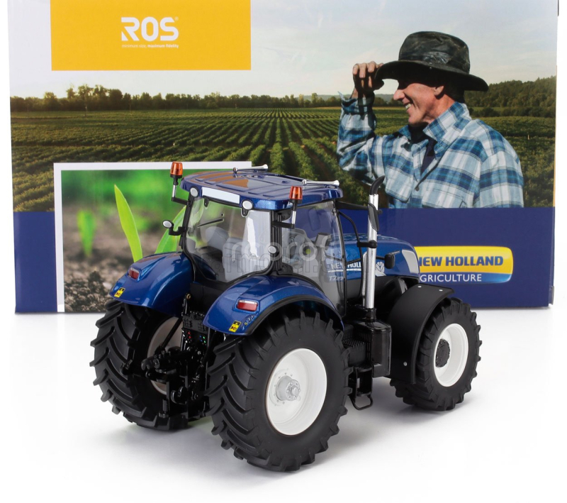Ros-model New holland T7.270 Blue Power Tractor 2020 1:32 Blue Met