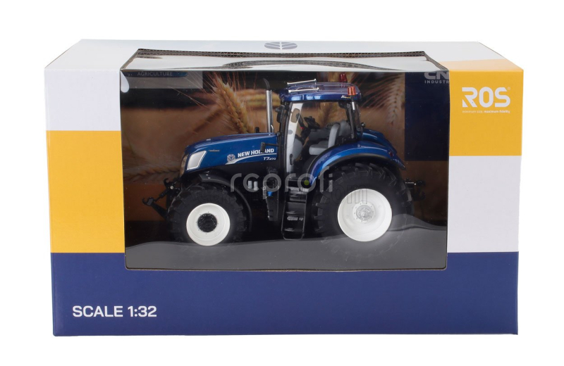 Ros-model New holland T7.270 Blue Power Tractor 2020 1:32 Blue Met