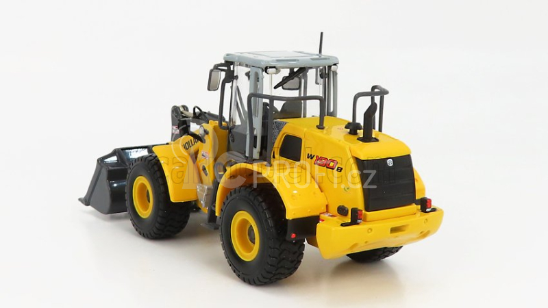 Ros-model New holland W190b Ruspa Gommata - Tractor Scraper 1:50 Žlutá