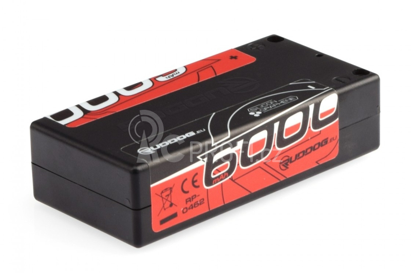 RUDDOG Racing 6000mAh 150C/75C 7.4V Short Stick Pack
