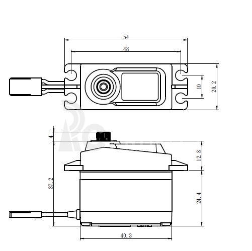 SA-1256TG Digitální servo (Air verze)