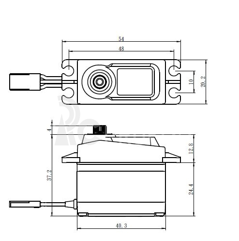 SA-1258TG Digitální servo (Air verze)