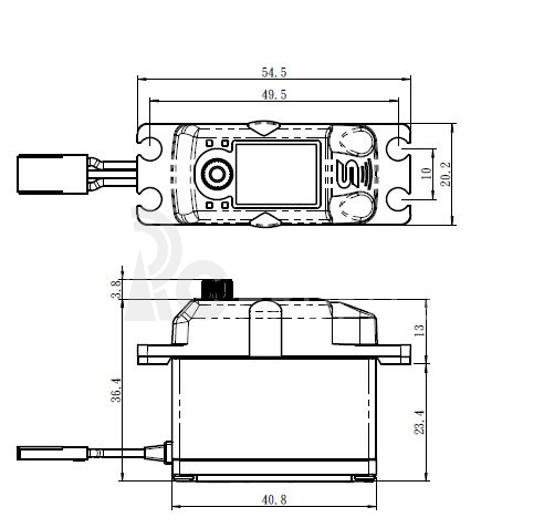 SA-1283SG Digitalní servo