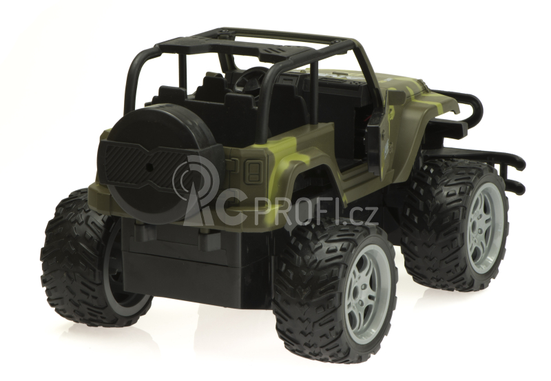 RC auto Off-Road Jeep 1:14, maskáčová