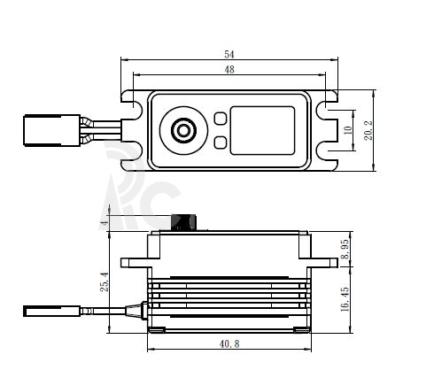 SB-2261MG BRUSHLESS Digitální servo
