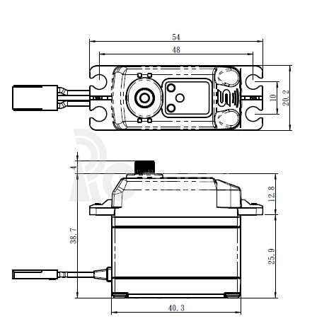 SB-2273SG BRUSHLESS HI VOLT Digitální servo