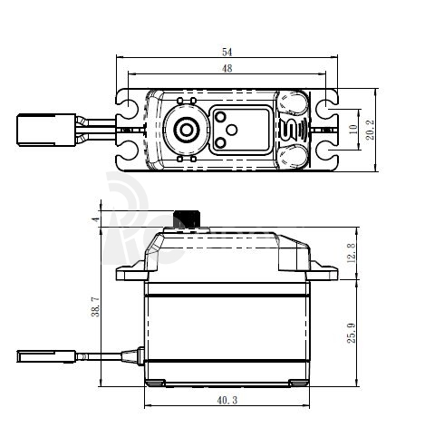 SB-2274SG BRUSHLESS HI VOLT Digitální servo