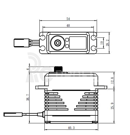 SB-2282SG BRUSHLESS HI VOLT Digitální servo