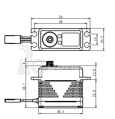 SB-2284SG BRUSHLESS HI VOLT Digitální servo