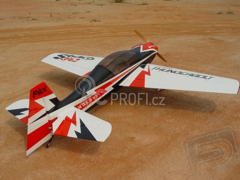 Sbach 342 scale 36% (2 700 mm) 100ccm (červeno/černá)