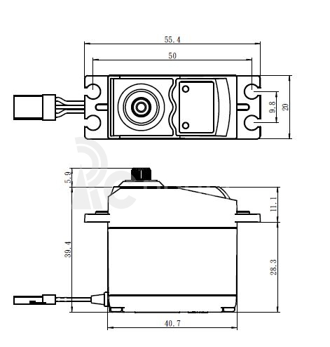 SC-0252MG Digitální servo