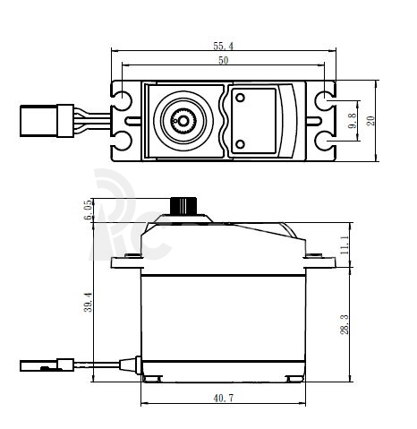 SC-0352 Digitální servo