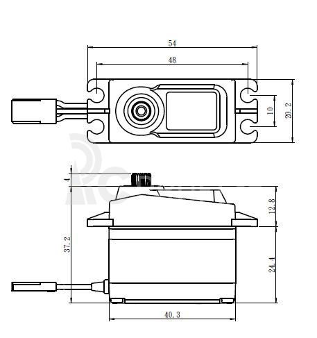 SC-1257TG Digitální servo