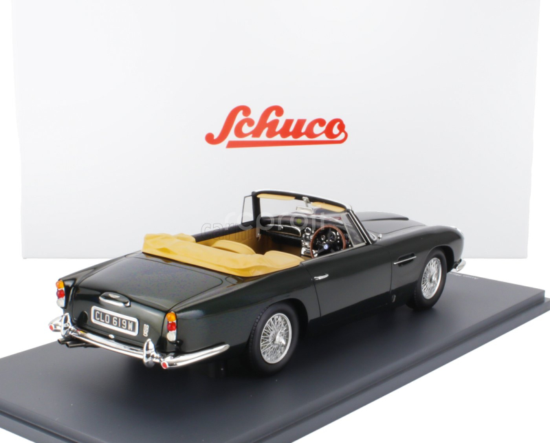 Schuco Aston martin Db5 Volante Cabriolet Open 1964 1:18 Grey Met