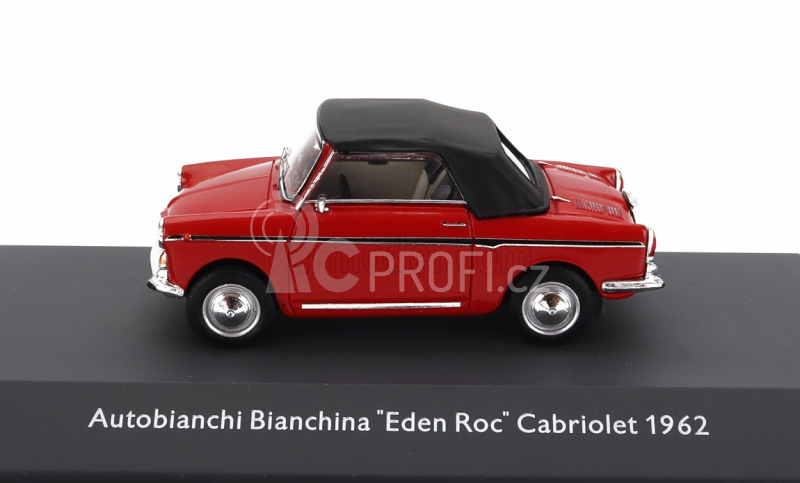 Schuco Autobianchi Bianchina Cabriolet Closed Eden Roc 1964 1:43 Red