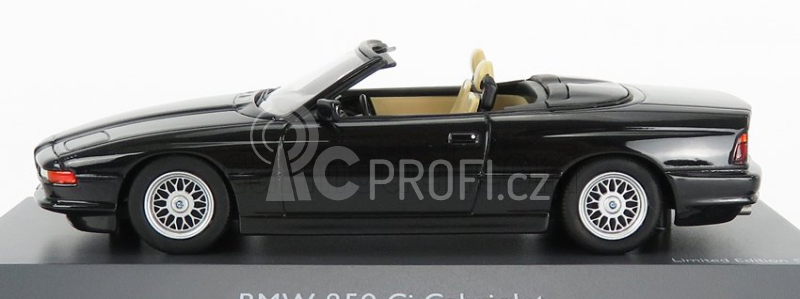 Schuco BMW 850i Cabriolet Open 1990 1:43 Black