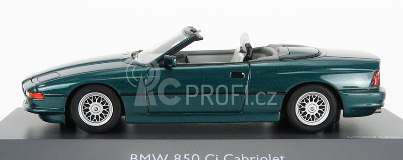 Schuco BMW 850i Cabriolet Open 1990 1:43 Zelená