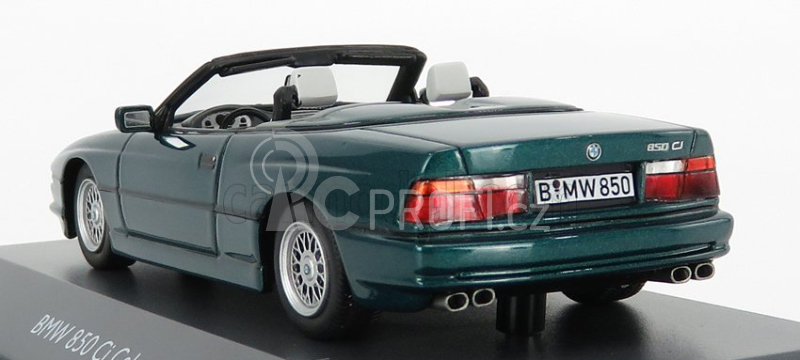 Schuco BMW 850i Cabriolet Open 1990 1:43 Zelená