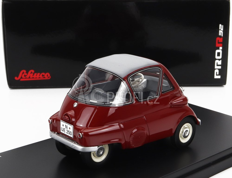 Schuco BMW Isetta 1960 1:32 Tmavě Červená