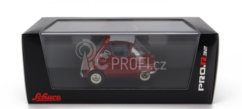 Schuco BMW Isetta 1960 1:32 Tmavě Červená