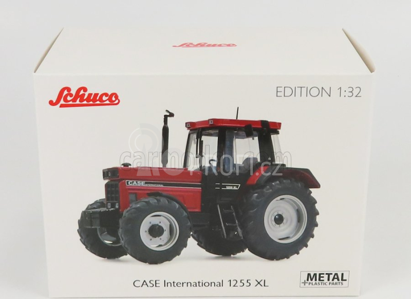 Schuco Case-ih 1255xl International Tractor 1996 1:32 Červená Šedá