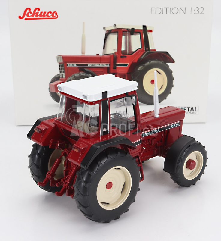 Schuco Case-ih 956xl International Tractor 1985 1:32 Red
