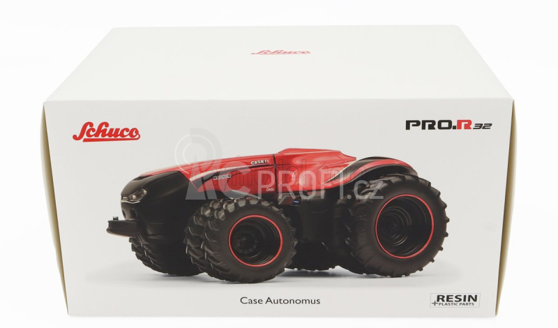Schuco Case-ih Concept Autonomus Tractor 1:32 Červená Šedá
