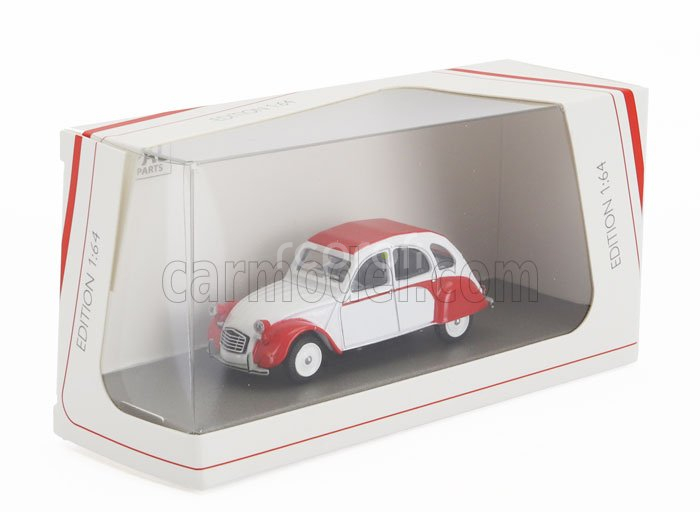 Schuco Citroen 2cv 1976 1:64 Bílá Červená