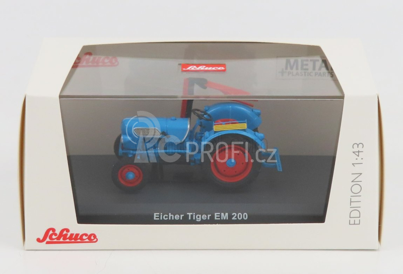 Schuco Eicher Em200 Tractor 1956 1:43 Světle Modrá