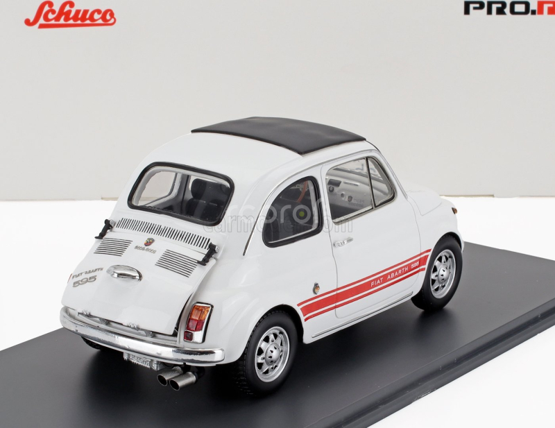 Schuco Fiat 500 Abarth 595 Ss 1965 1:18 Bílá